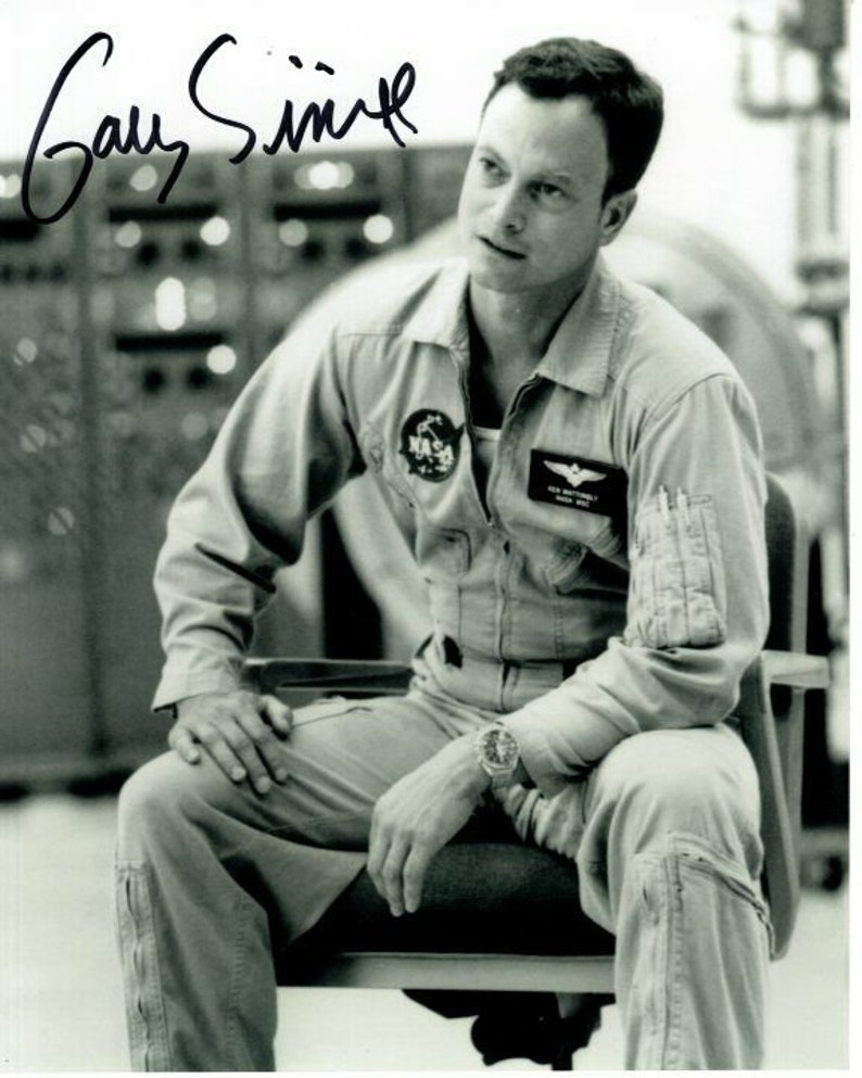 Gary sinise signed autographed apollo 13 ken mattingly Photo Poster painting