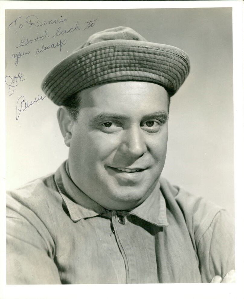 Joe Besser (Vintage, Inscribed) signed Photo Poster painting COA