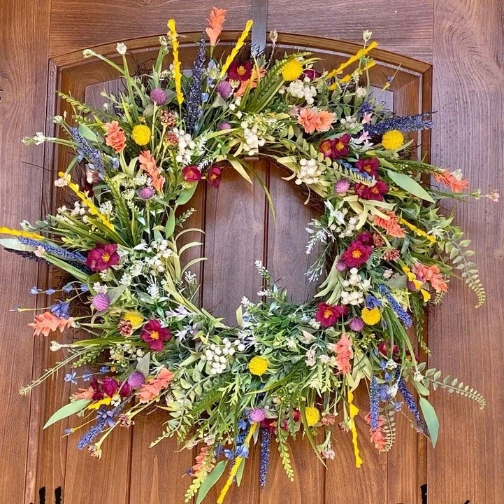 (🎁Spring surprise price🎁)Texas Wildflower wreath