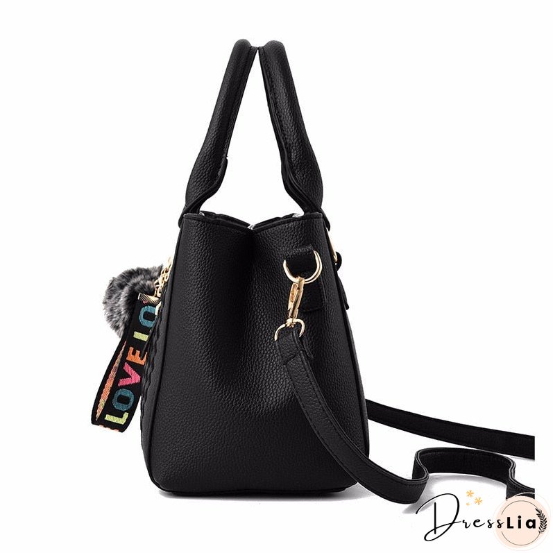 Embroidery Messenger Bags Women Leather Handbags
