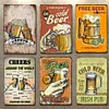 6PCS Drinks - Vintage Metal Signs Set - 20*30cm/30*40cm