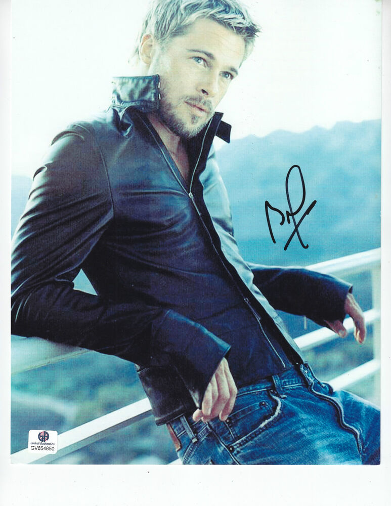 Brad Pitt - WORLD WAR Z  - signed 8x10   GAI