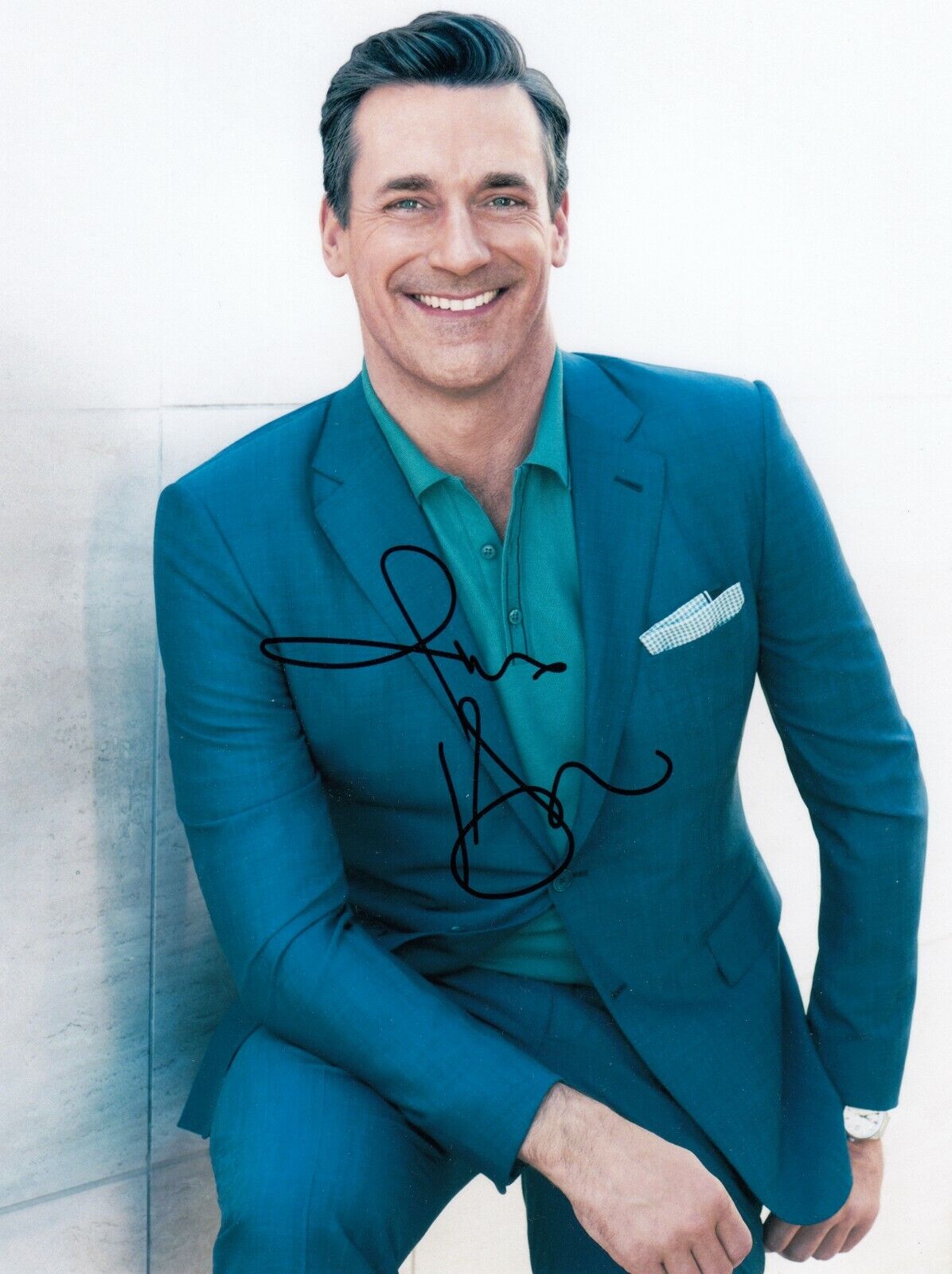 Jon Hamm Signed Auto 8 x 10 Photo Poster paintinggraph