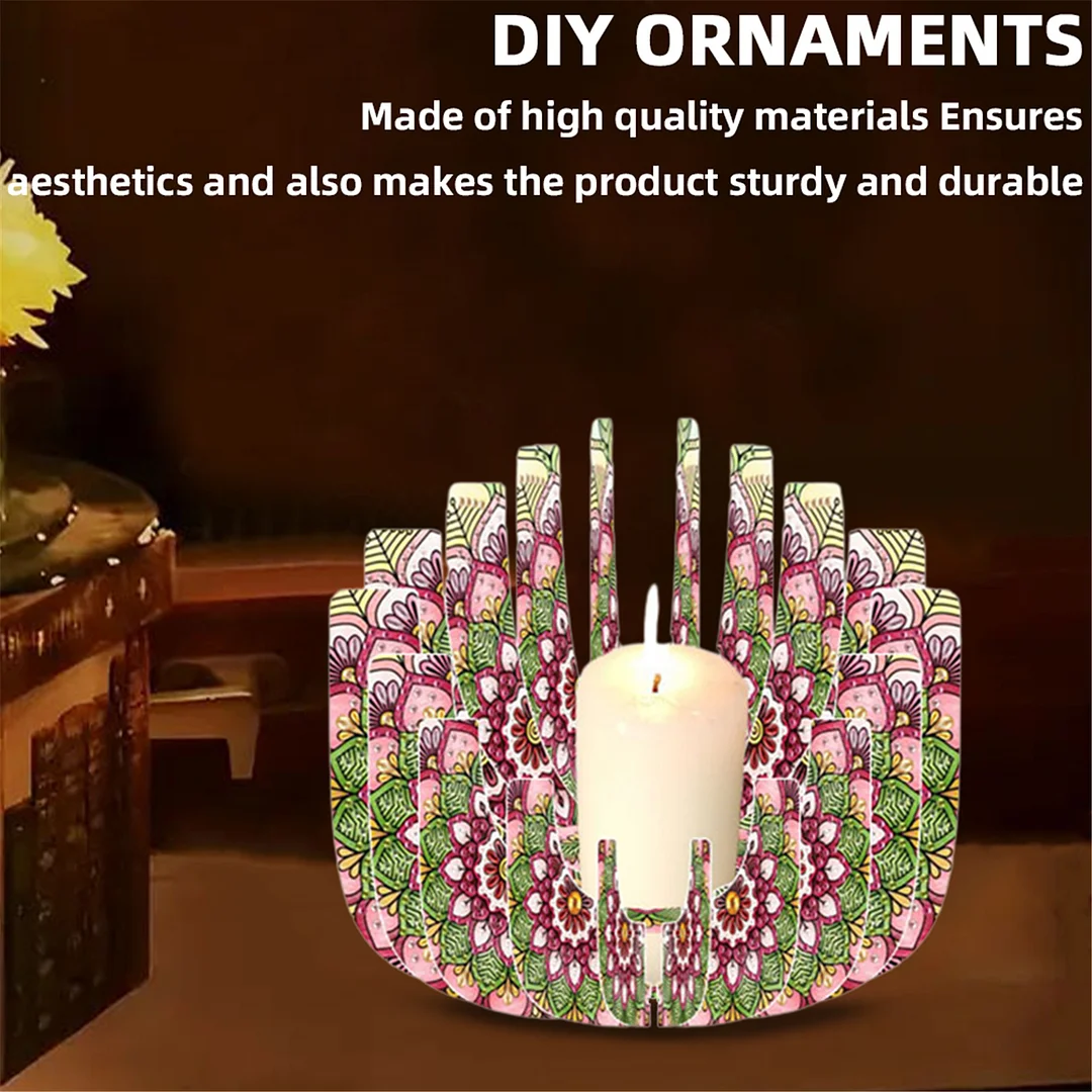 DIY Diamond Art Painting Kits of Candle Holder for Aromatherapy & Home Decor