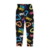 Kids Baby Girls Printing Leggings Trousers Flower Skinny Pencil Pants