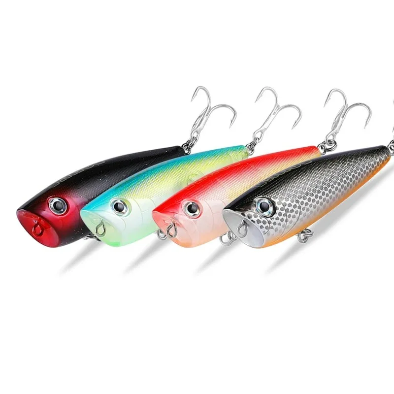 ASINIA Best price 4pcs each set 60mm 7g topwater professional fishing tackle Retail qulity fishing lure for pike and bass