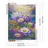 Diamond Painting-DIY Full Round Drill Lotus(50*40 CM)