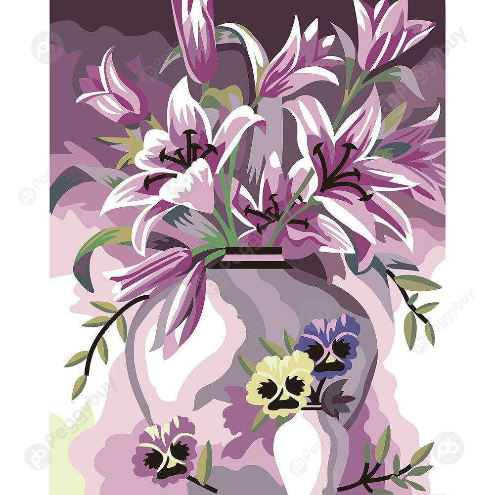 

40*50CM Paint By Numbers-Flower, 501 Original