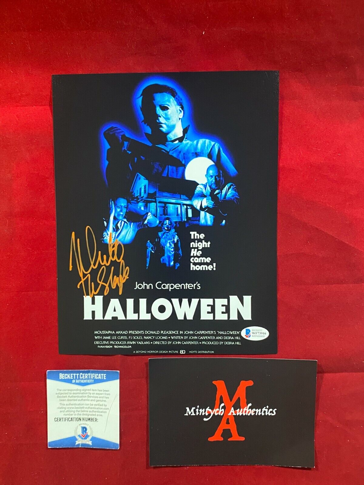 NICK CASTLE AUTOGRAPHED SIGNED 8X10 Photo Poster painting! HALLOWEEN! MICHAEL MYERS! BECKETT COA