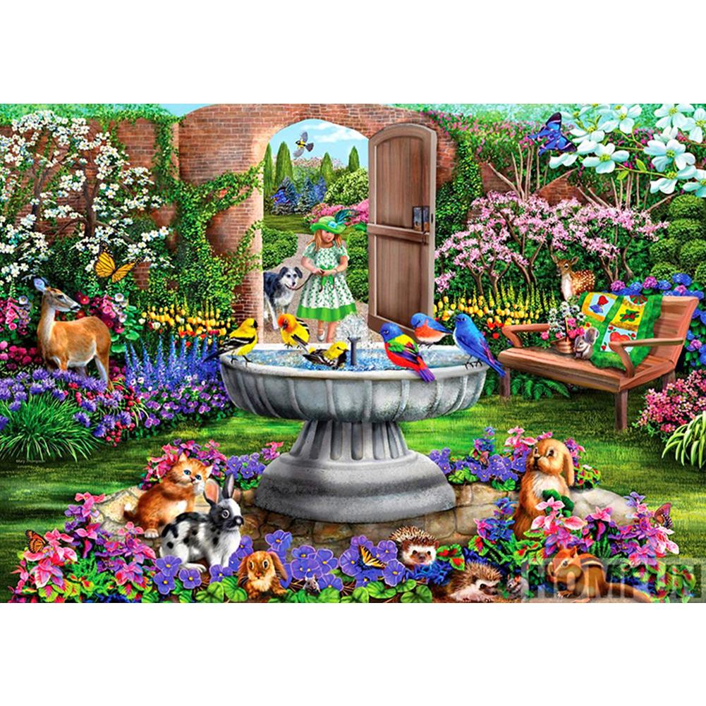 

Garden Landscape-Round Drill Diamond Painting-40*30CM, 501 Original