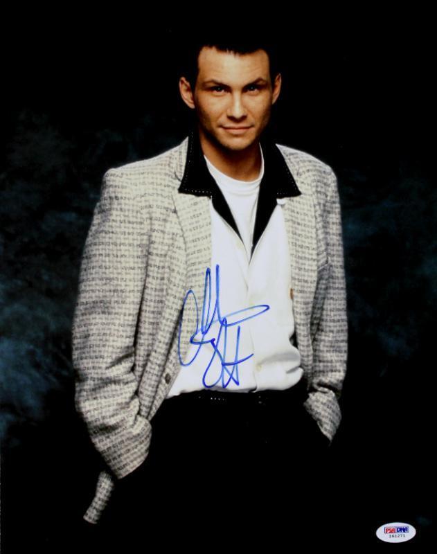 Christian Slater Signed Authentic 11X14 Photo Poster painting Autographed PSA/DNA #I61271