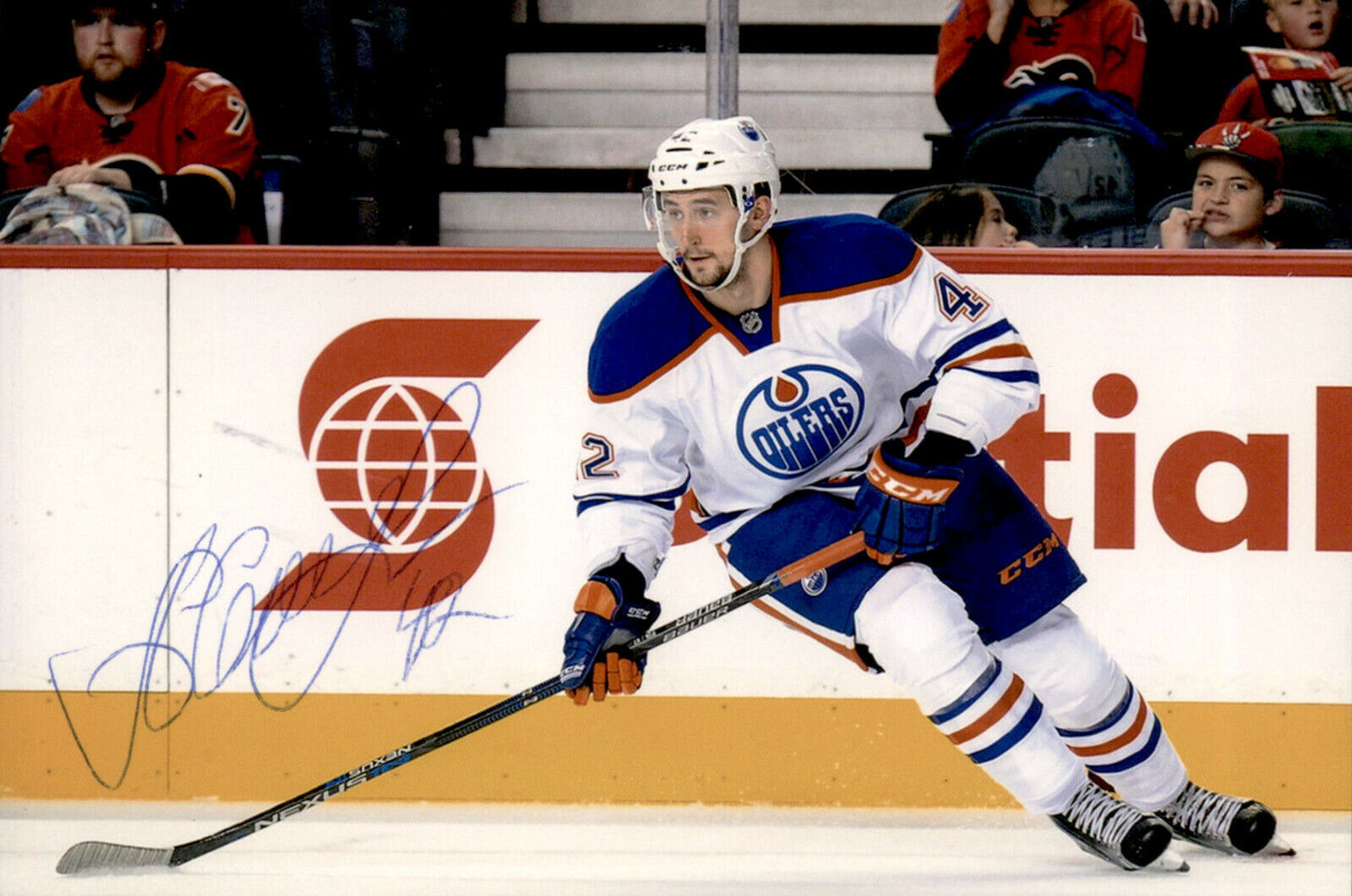 Anton Slepyshev SIGNED autographed 4x6 Photo Poster painting EDMONTON OILERS #6