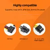 Computer Power Supply Dual 6Pin Desktop PSU 2 SATA ATX Power Supply for Computer