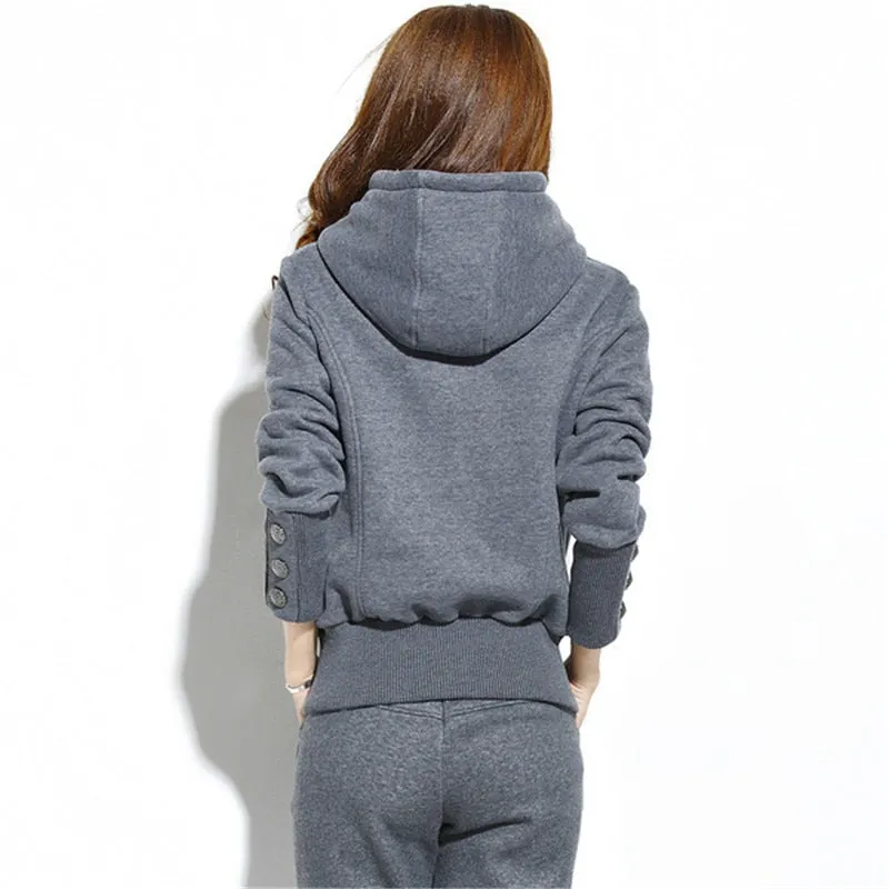 Women two piece set Tracksuit Sports Long Sleeve Sweatshirts Joggers Suits Running Set Workout Gym Spring Sportswear