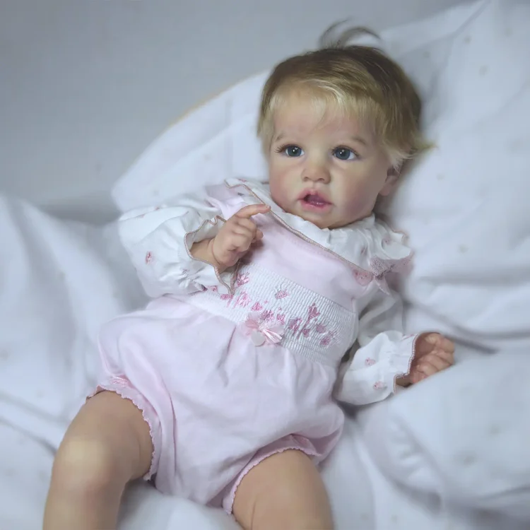 20" Reborn Baby Doll Girl Real Lifelike Slenan Reborn Toddler Baby Dolls with Heartbeat💖 & Sound🔊 Rebornartdoll® RSAW-Rebornartdoll®