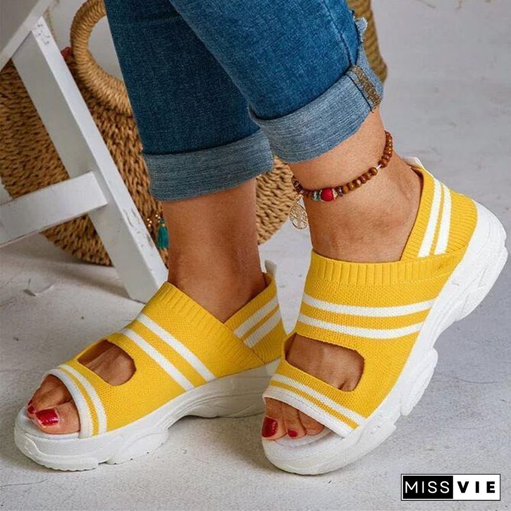 Elastic Women Summer Casual Pantshoes