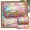 October-18CT Stamped Cross Stitch 25*25cm/9.84*9.84in tapestrymarket