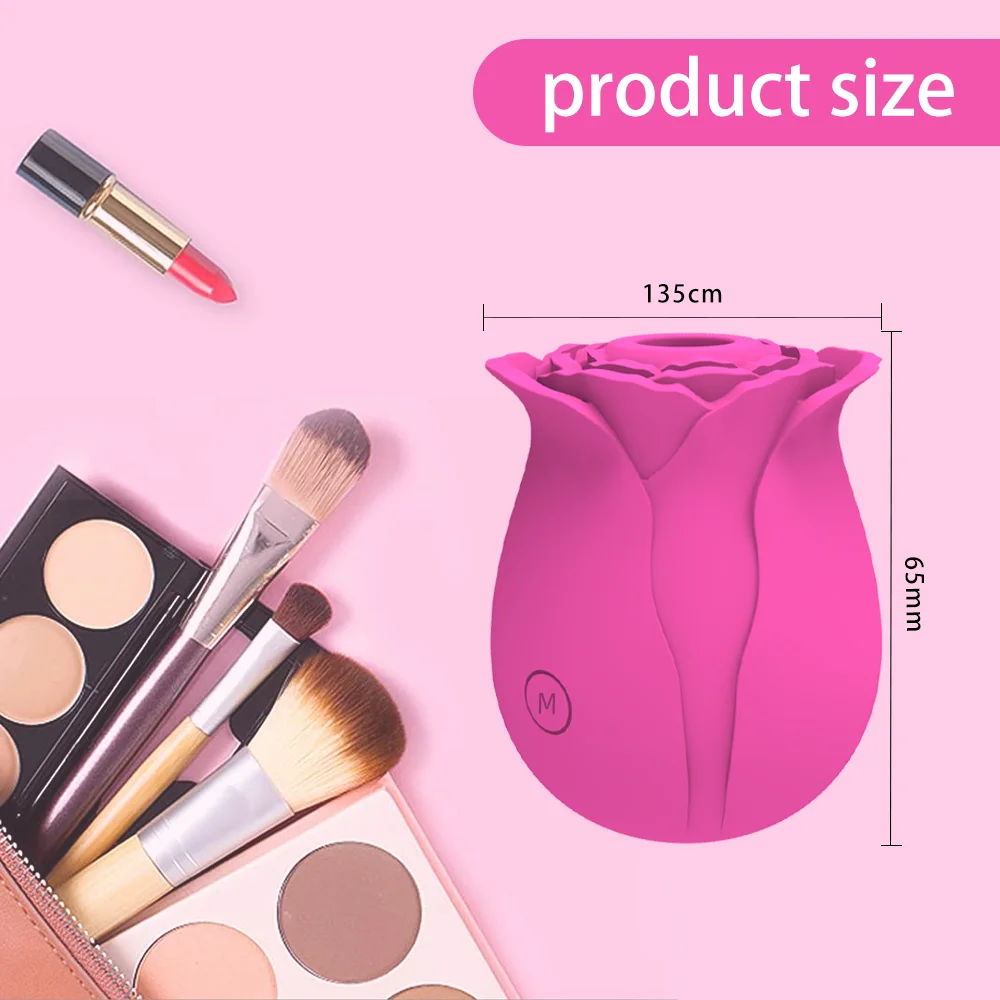 rose clit massager-safe and skin-friendly rose toy