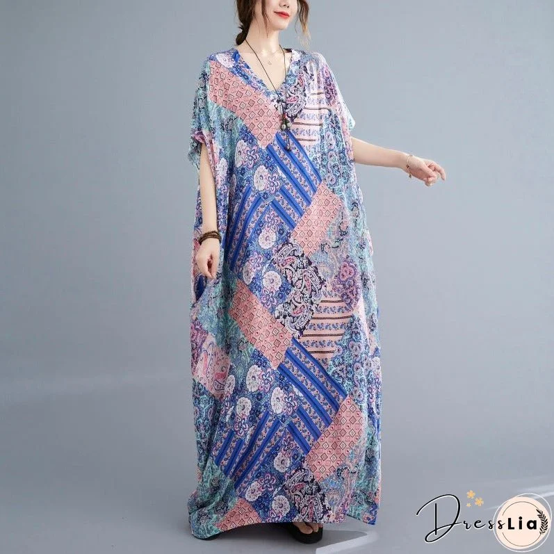 Women's Clothing In Large Sizes, Plump and Slim, with A Belly Covering Temperament Dress