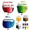 Friendship Bracelet String 6-Strand 120m Long DIY Hand Embroidery Threads Gradient Color Design for Bracelet DIY Crafts Sewing Embroidery Supplies