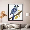 Blue Bird On Branch-14CT Stamped Cross Stitch 16*18cm/6.3*7.09in tapestrymarket