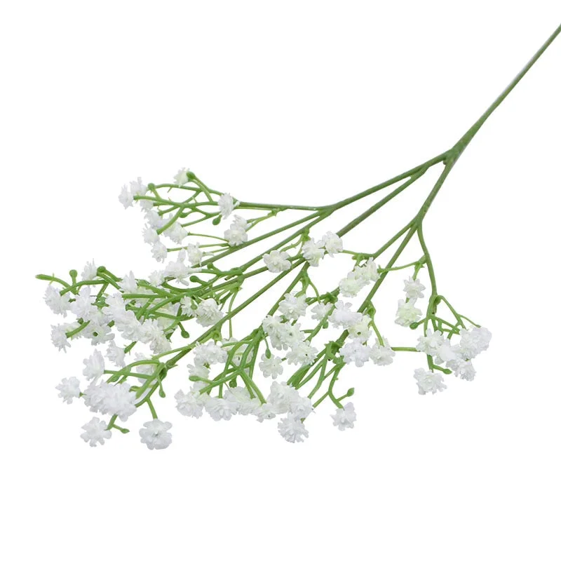 1Pc 90Heads Artificial Baby's Breath Flowers Gypsophila Fake Plant for Wedding Bridal Bouquets DIY Party Home Decoration Flower