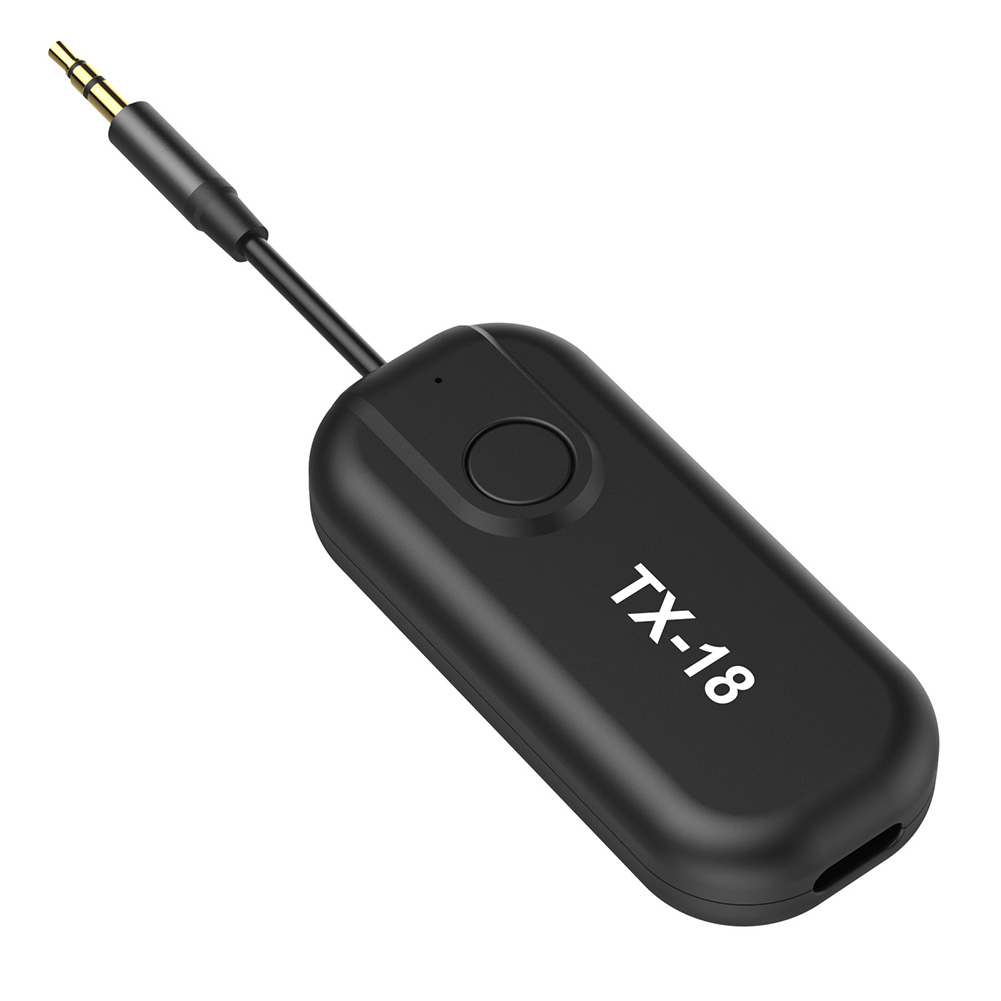 

TX18 2 in 1 Bluetooth Adapter Audio Transmitter Receiver for Car TV Speaker, 501 Original