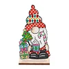 (Multistyle) Ornement En Bois Mignon Gnome-Diy