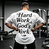 Oversize 'HARD WORK & GOD'S WORK' Tee by Inlyline