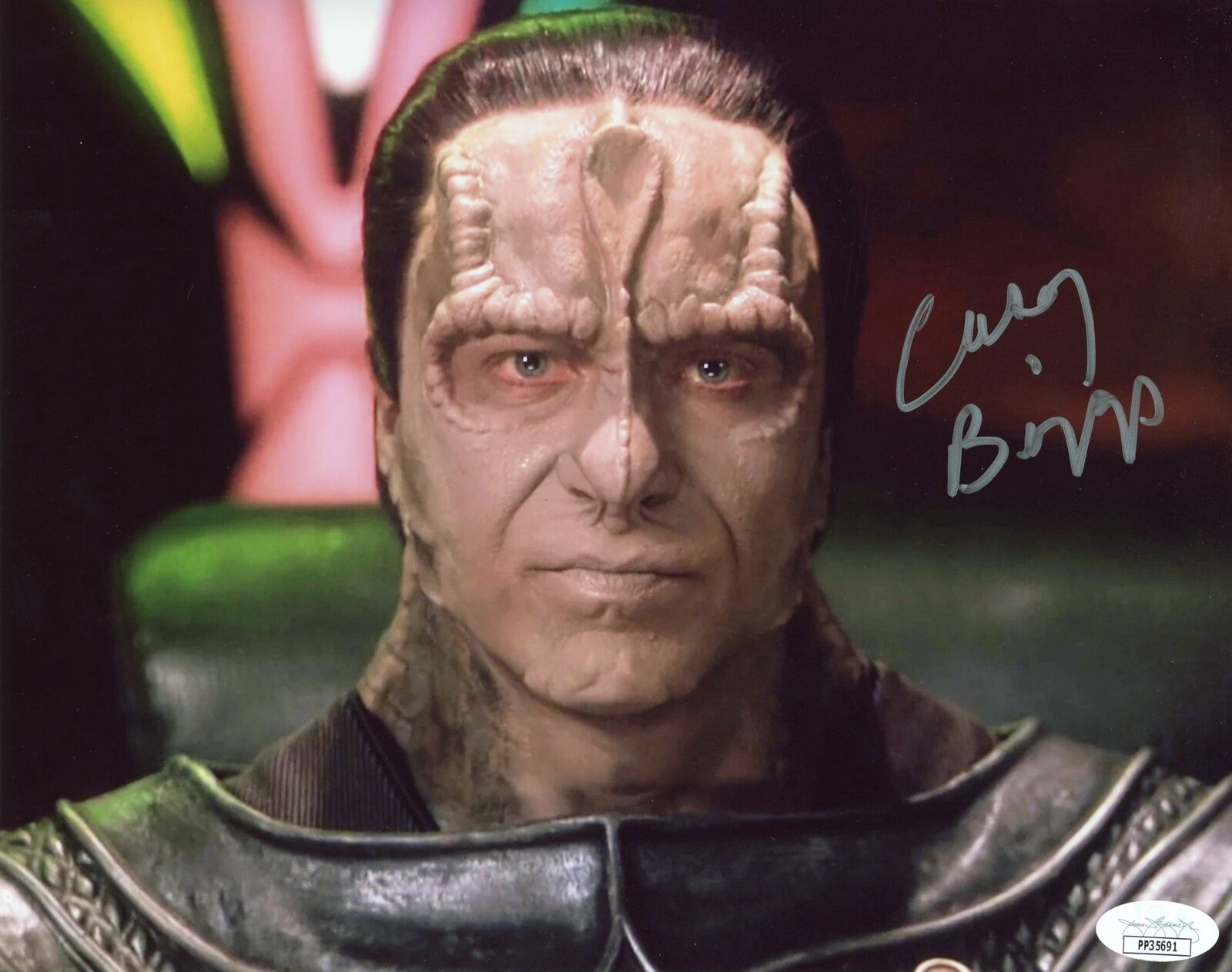 Casey Biggs Damar Star Trek 8x10 Photo Poster painting Signed Autograph JSA Certified COA