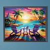 Diamond Painting-DIY Full Round Drill Beach(40*50CM)