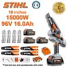 Motosserra STIHL 15000W de i&otilde;es de l&iacute;tio de 10 polegadas equipada com haste telesc&oacute;pica