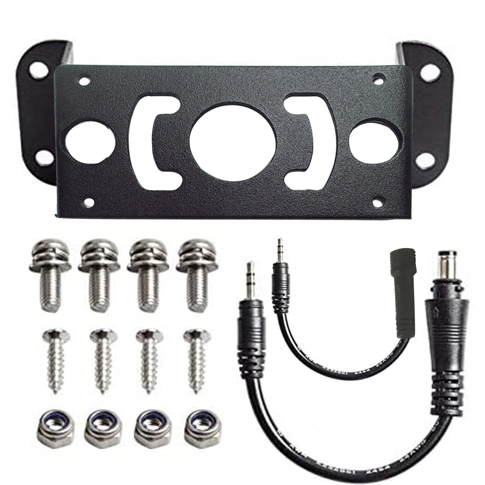 VECLESUS FRB1 Rear View Backup Camera Bracket Adapter Compatible with Furrion Pre-Wired RVs, with Furrion Connector and 2-Pin BM Cable for the Backup Camera with U-Shaped Mount(Such as VECLESUS VMW7)  GING