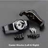 AMK TRX4 Brass Counterweight Black Coating Portal Axle Housing for 1/10 RC Crawler TRX6 TRX4 Upgrade Parts (6 in 1 Set)