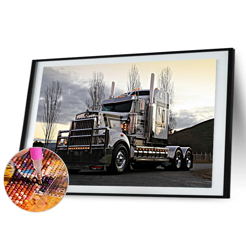Diamond Painting - Full Round Drill - Truck(60*40cm)