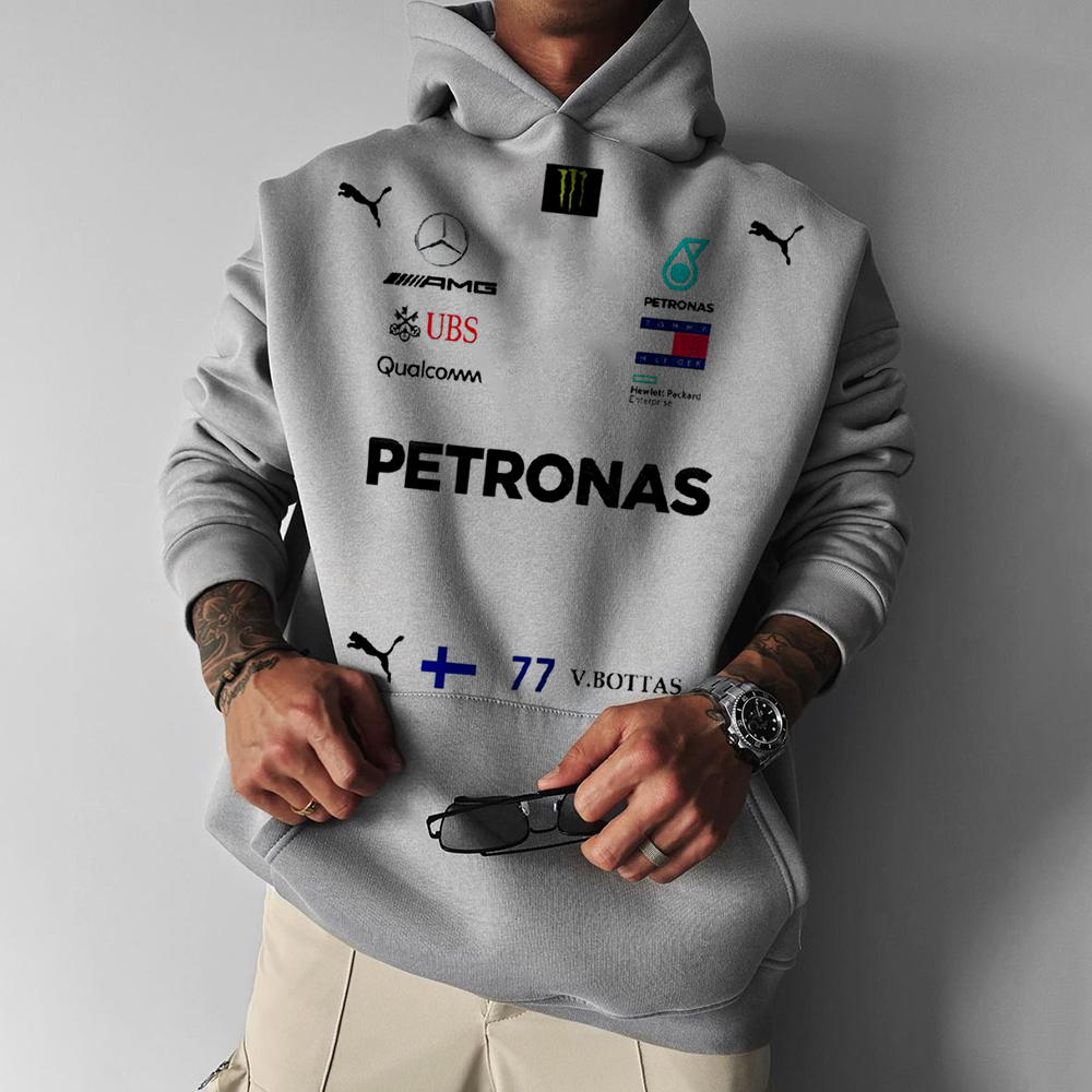 Unisex Racing Print Casual Hoodie / TECHWEAR CLUB / Techwear