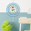 DIY Diamond Painting Double-sided Rotatable Snowman Hanging Wind Chime Suncatcher Hanging Kit