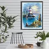 Seaside Lighthouse-Full Round Diamond Painting 30*40CM