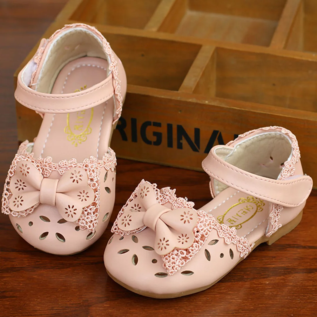 Letclo™ 2021 Summer Girls Cherry Closed Toe Toddler Infant Kids Princess Frist Walkers Baby Shoes letclo Letclo