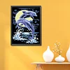 Bead Embroidery - Partial Printed 9CT Dolphin(28x20 CM)