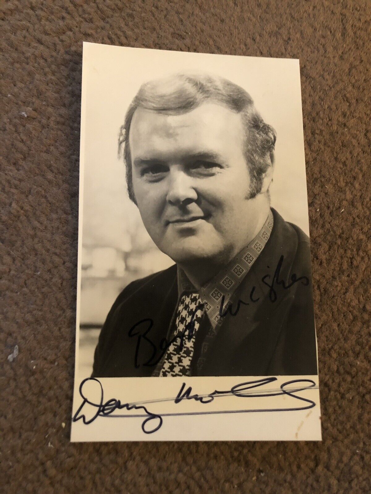 DONNY MCLEOD (PEBBLE MILL) SIGNED BBC Photo Poster painting