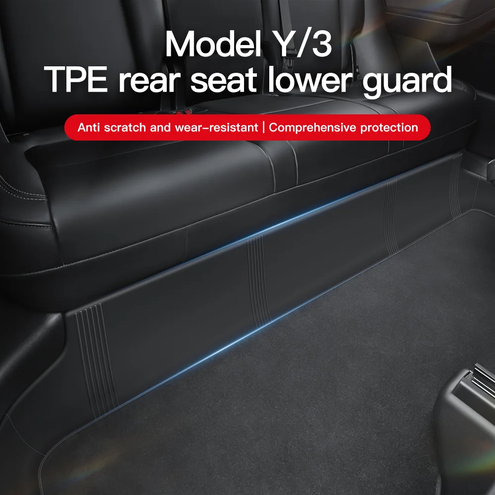YONZEE Tesla Rear Seat Anti-kick Pad Protection Plate For Tesla Model Y