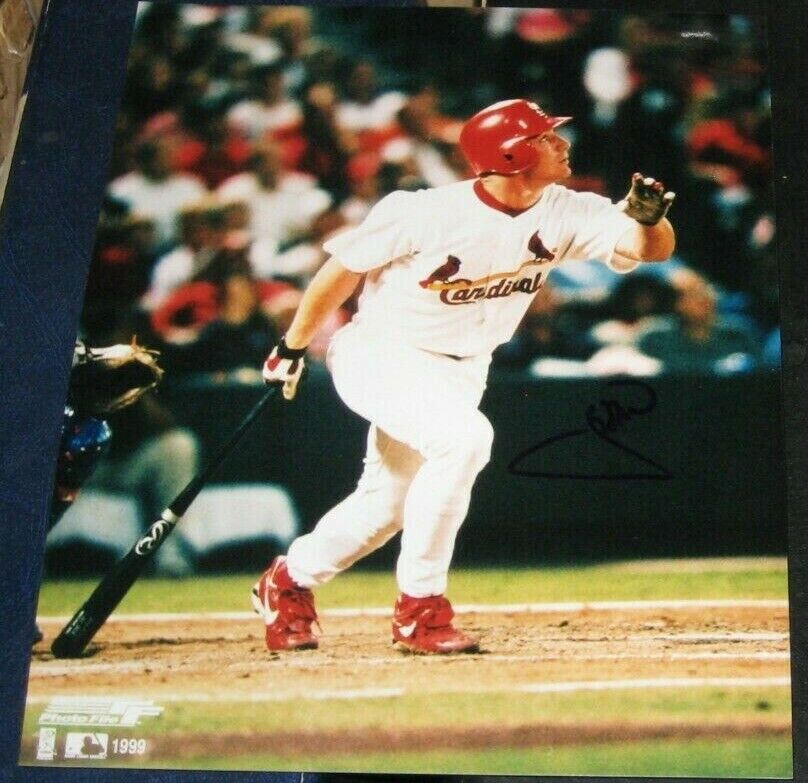 JD Drew St Louis Cardinals SIGNED AUTOGRAPHED Photo Poster painting File 8x10 COA Baseball MLB