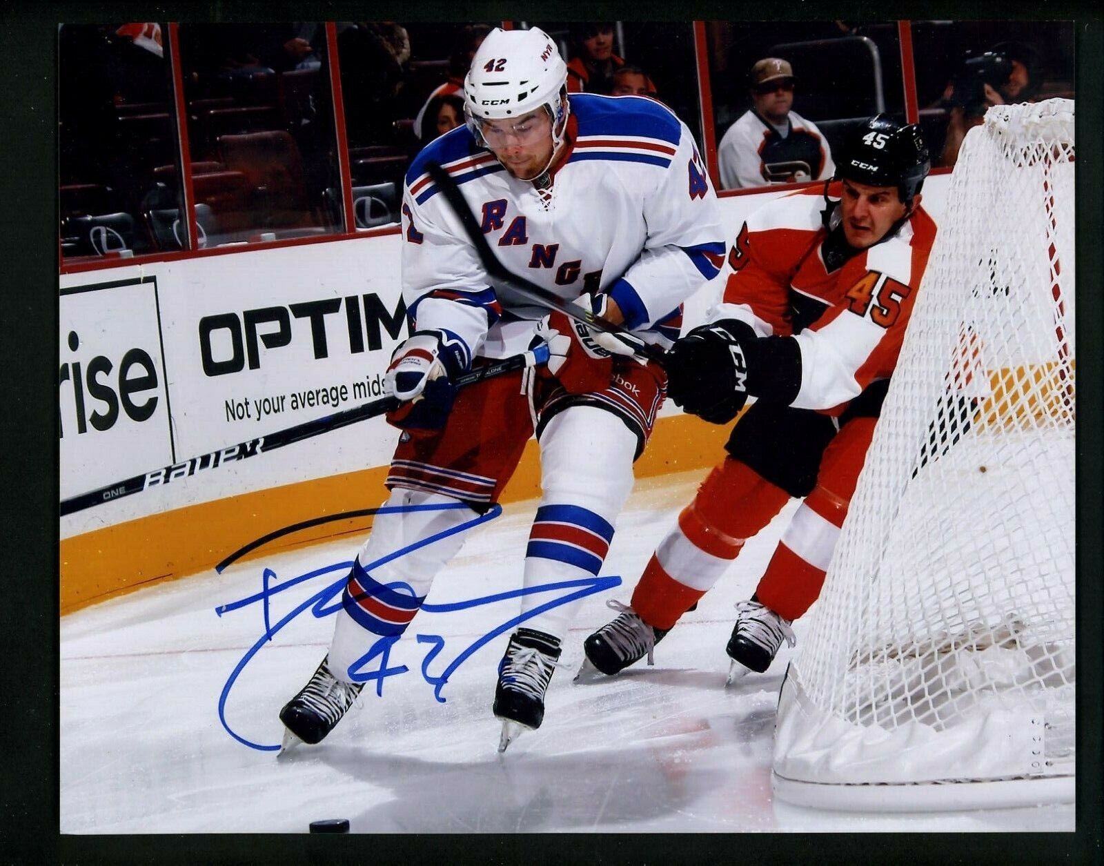 Dylan McIlrath Signed Autographed 8 x 10 Photo Poster painting New York Rangers