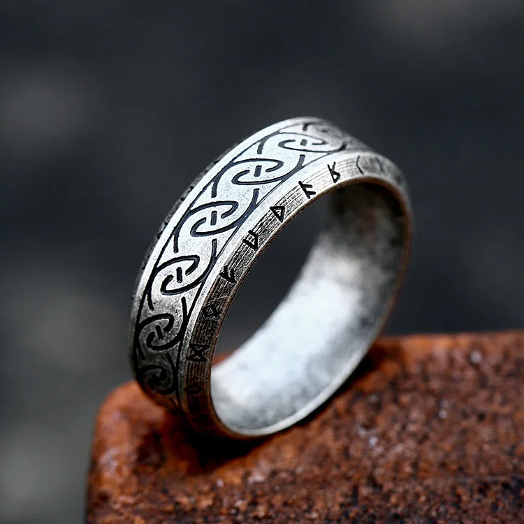Coutureaura Vintage Rune Amulet Ring