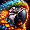 Diamond Painting -DIY Round Drill Parrot(40x40cm)