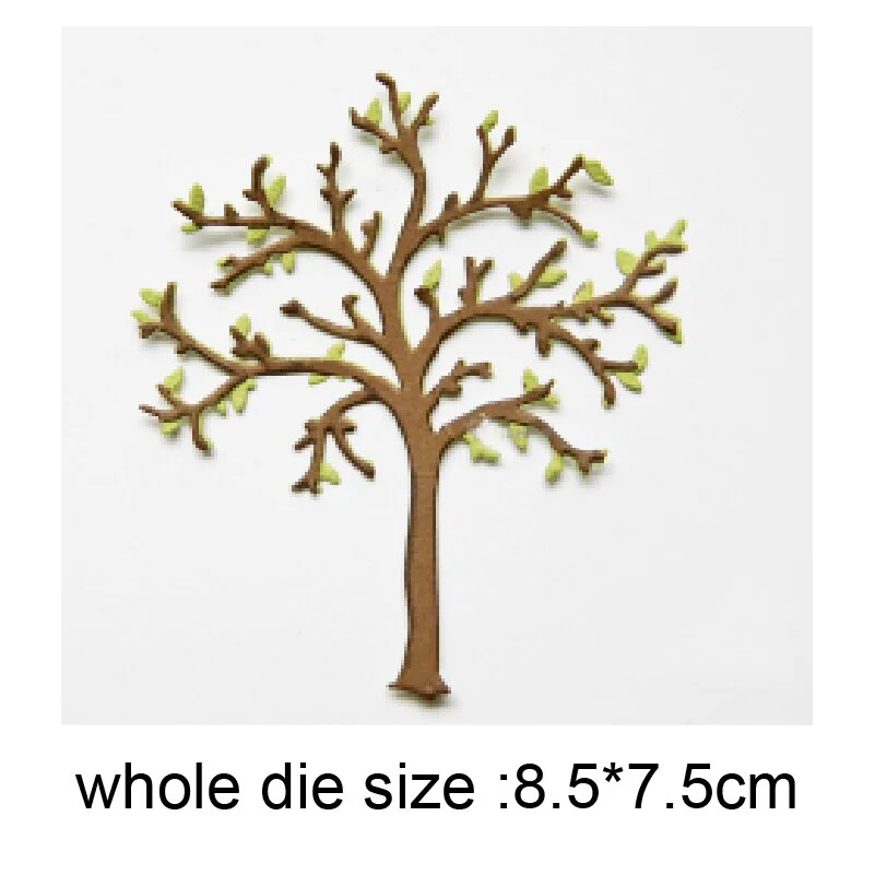 Tree Branch Metal Cutting Dies Stencil For DIY Scrapbooking Album Decorative Embossing Craft Dies Cut Paper Cards Tool