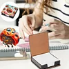 Leather Animals Diamond Painting Notecard Box Flowers Gem Art Sticky Note Holder