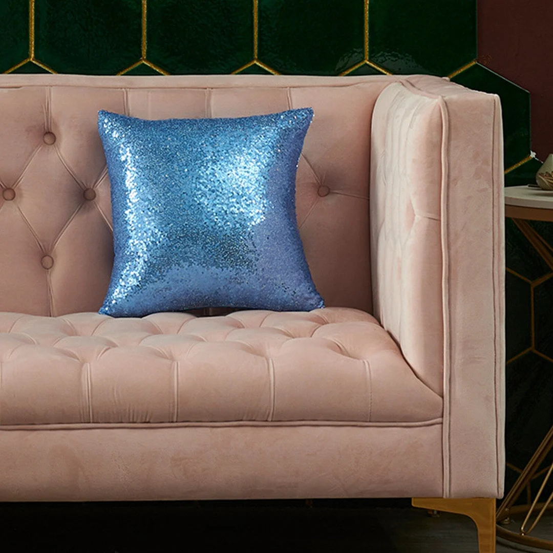 Cushion Cover 40*40cm Luxury Mermaid Glitter Pillow Pillowcase with Sequin  Throw pillows Home Decor Pillow Cases