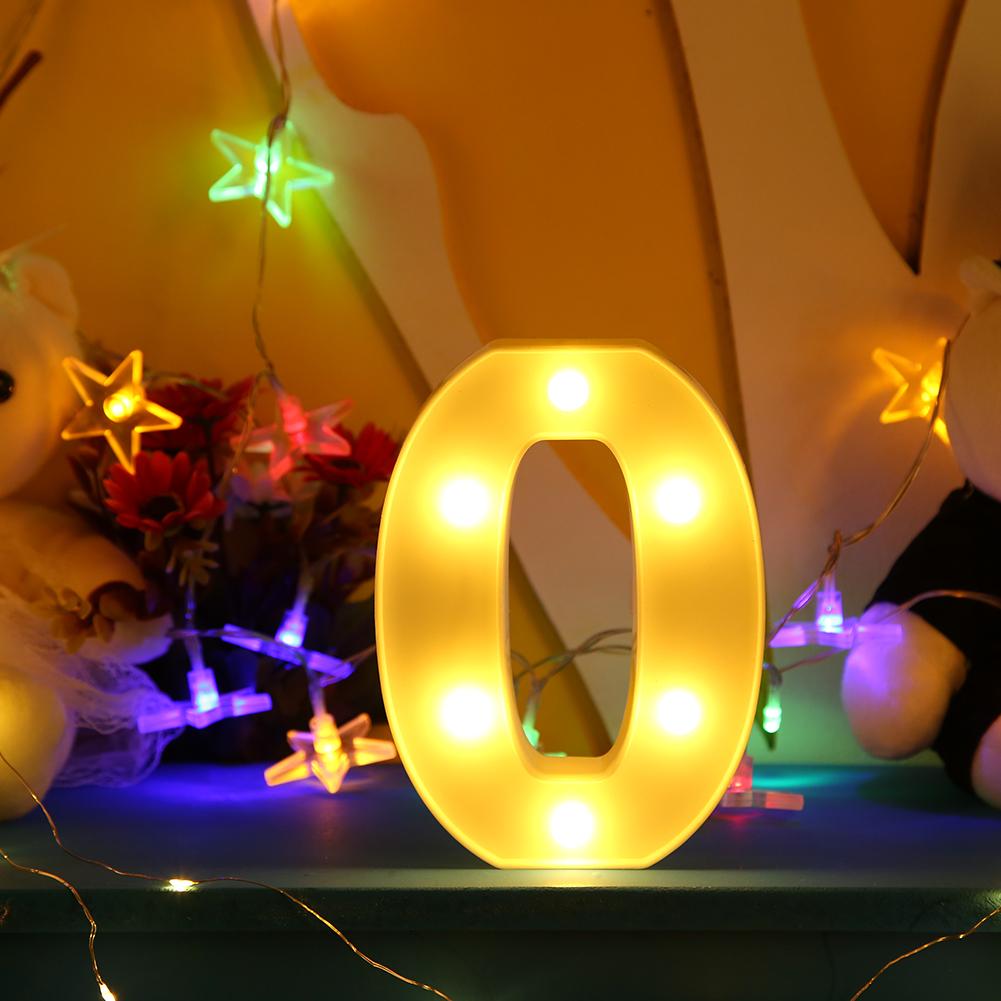 

3D White Number LED Light Marquee Sign Indoor Wall Hanging Night Lamp Decor, Number 1, 501 Original
